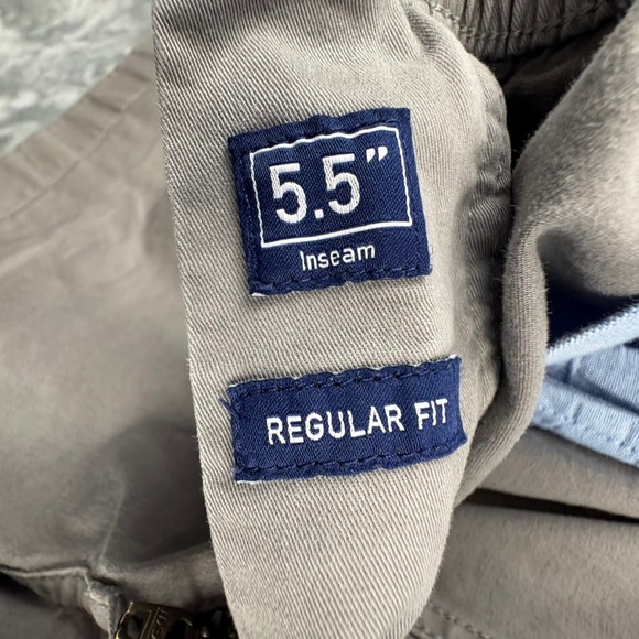 Chubbies Shorts Mens XL Gray 5.5 (5") Inseam Elastic Waist Stretch Casual Preppy - Picture 9 of 13